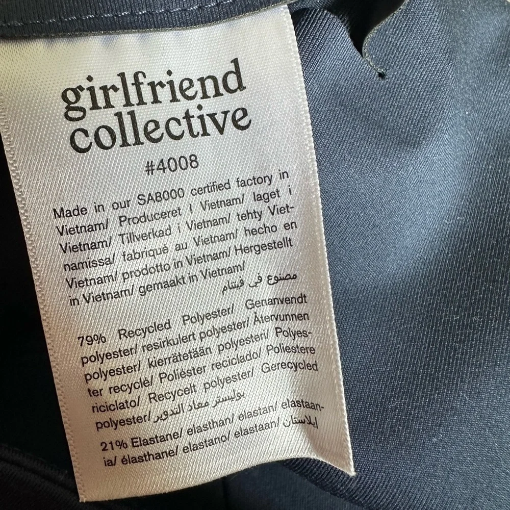 Girlfriend collective blue leggings